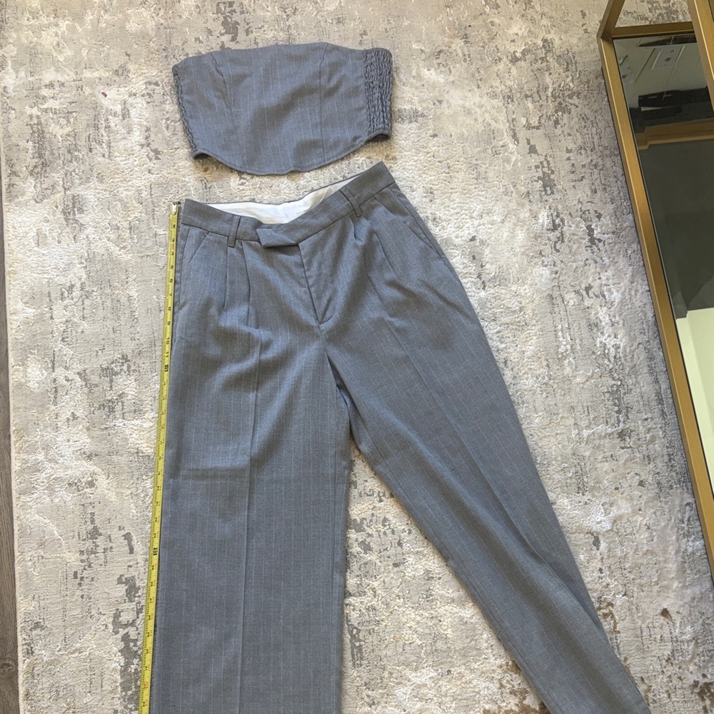 Gray Women's Pants & Jumpsuit Set